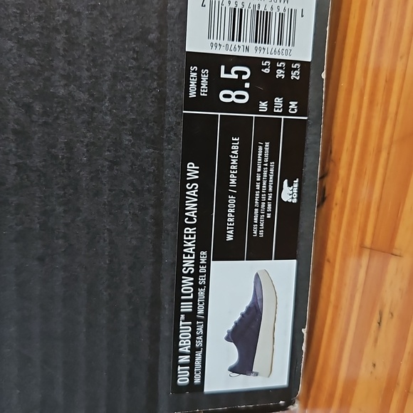 Sorel waterproof out n about III canvas sneakers - Picture 7 of 9